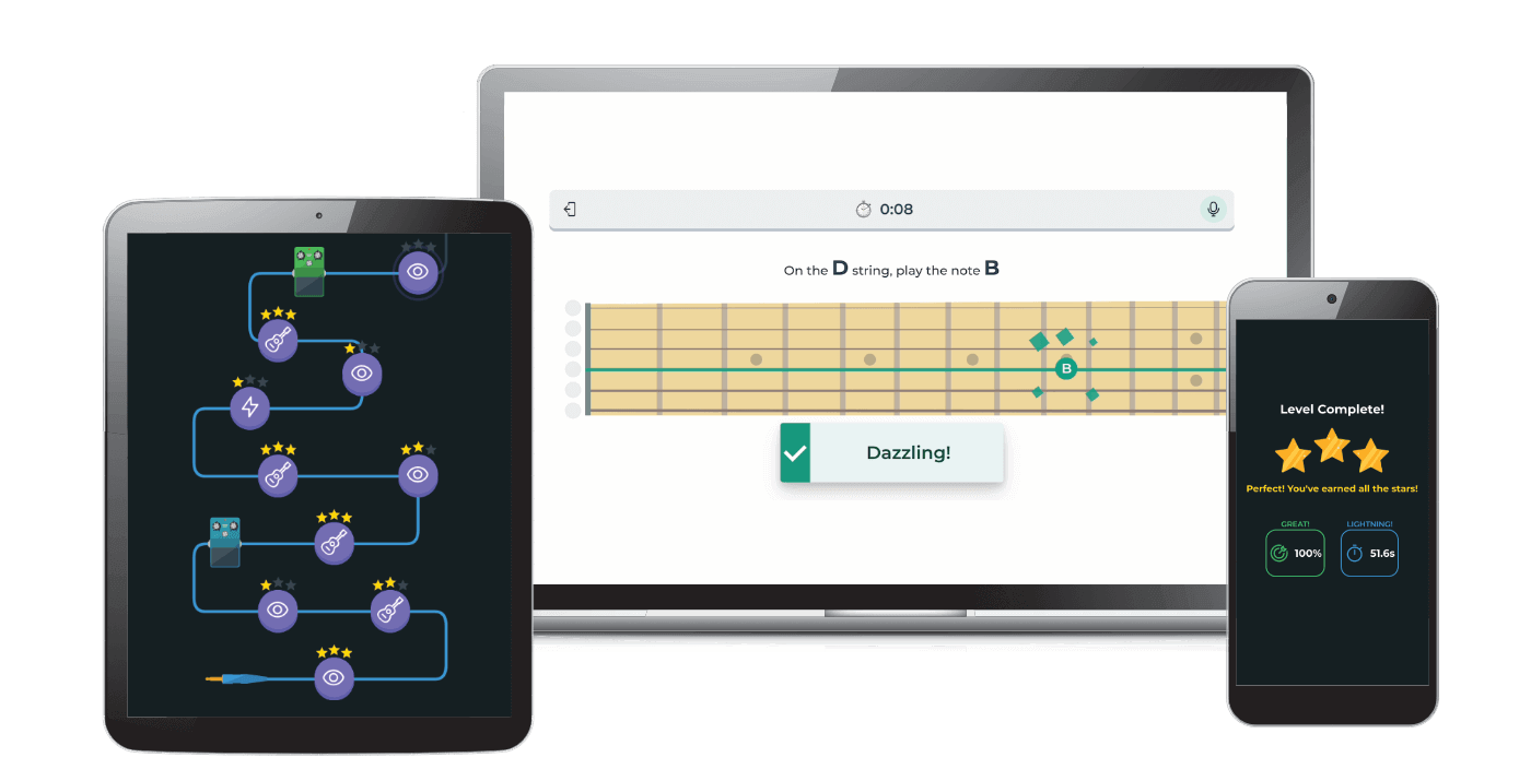 StringKick Games - Train your ears through fun games