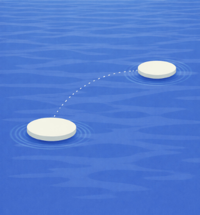 Two stones representing contextual interval ear training